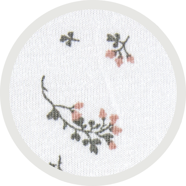 Personalized 100% Cotton Baby Crib Fitted Sheet | Blush Floral