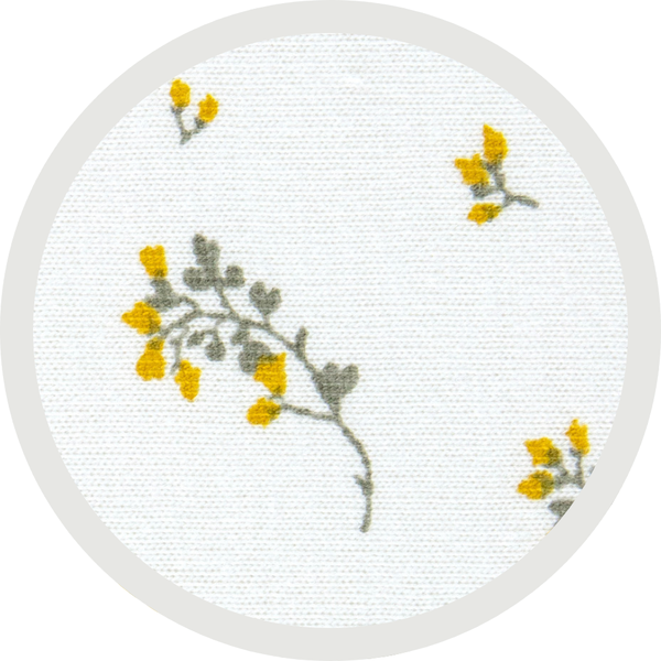 Personalized 100% Cotton Baby Crib Fitted Sheet | Buttercup Floral